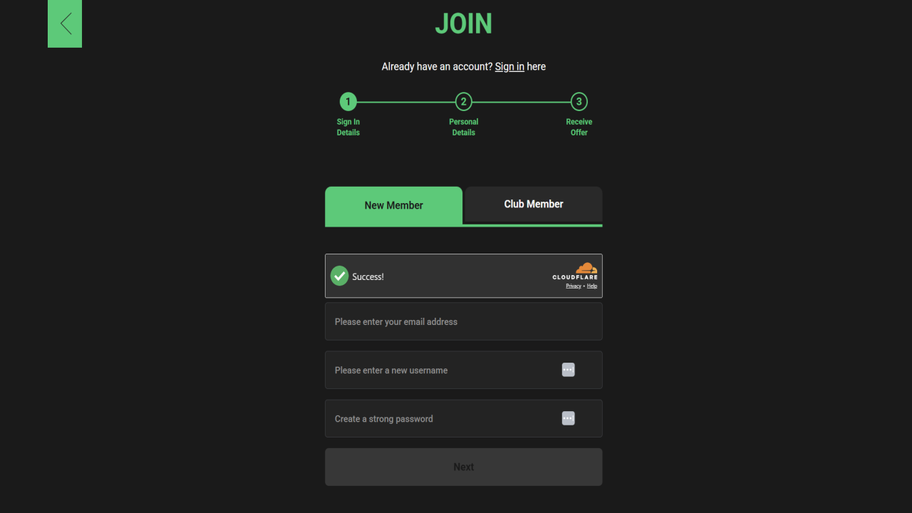 Gro Casino login